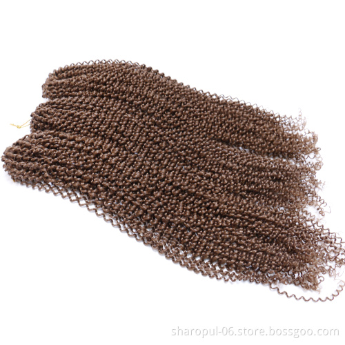 Micro Curly Braids Synthetic Hair Extension 22 Inch 100gram Kinky curly zizi Jumbo hair Extension